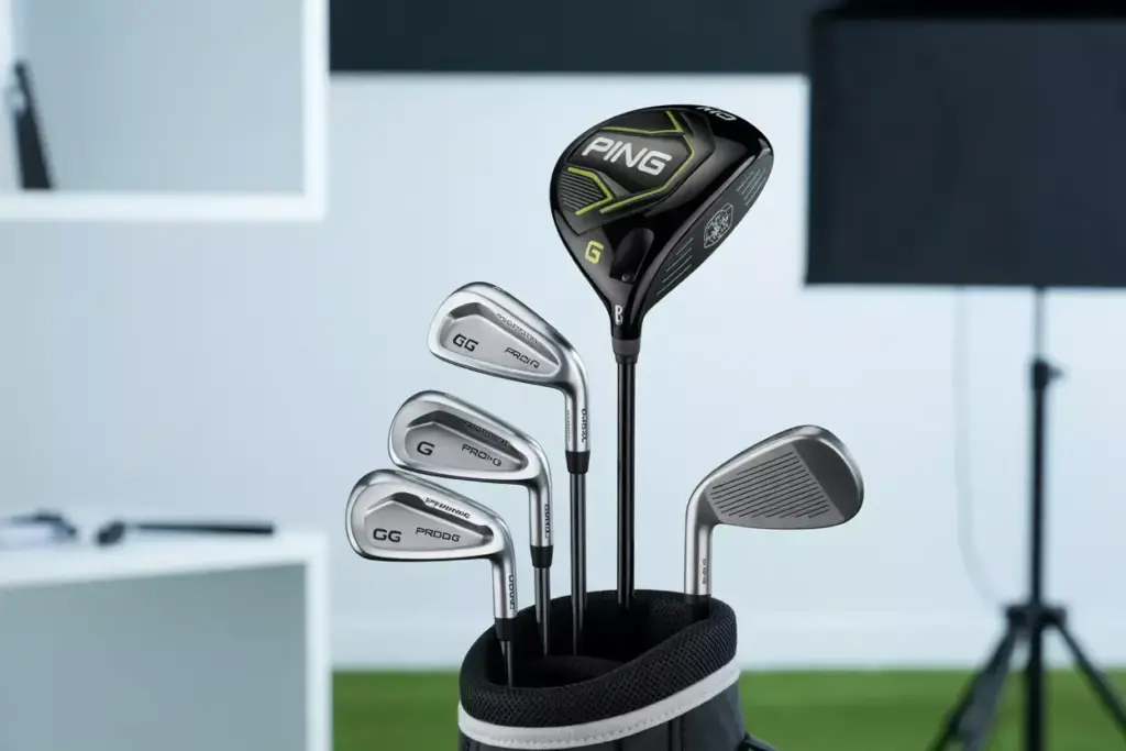 Ping Prodi G Junior Set Premium Gold Standard Studio Shot