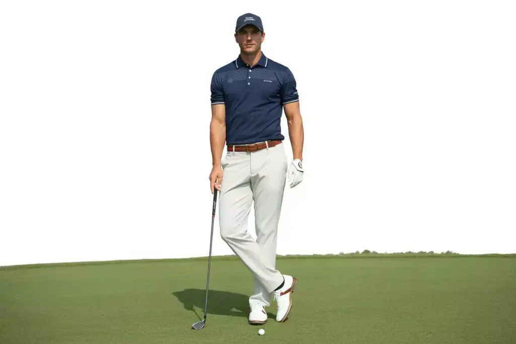 The Timeless Navy And White Ensemble On Tee Box