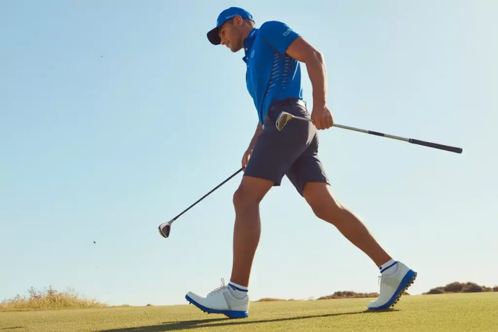 Athletic Performance Walking Sunny Fairway