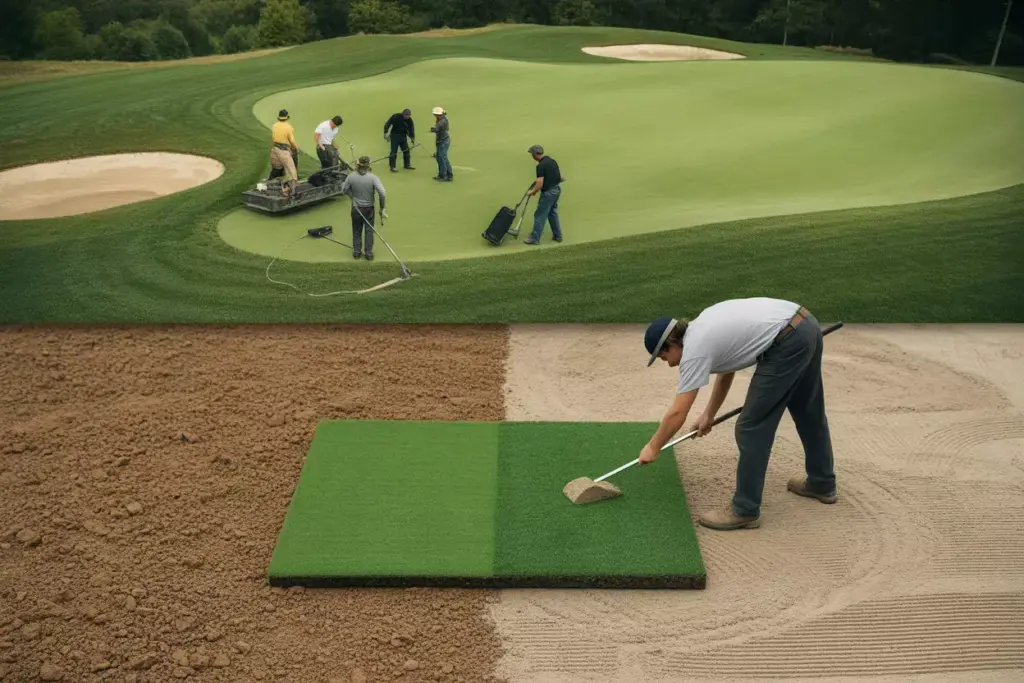 Comparison Of Professional Team Installing Complex Green Versus Diy Single Person Project