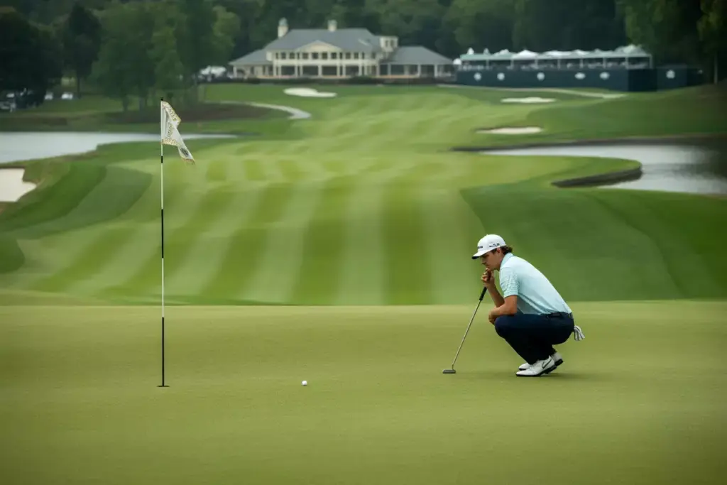 Richland Country Club Championship Green Complex Tournament Ready Scene