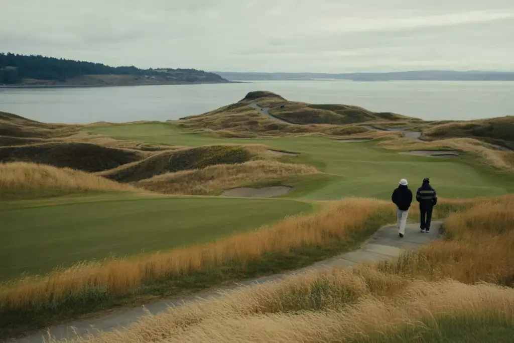 Chambers Bay Fescue Links Dramatic Elevation Puget Sound