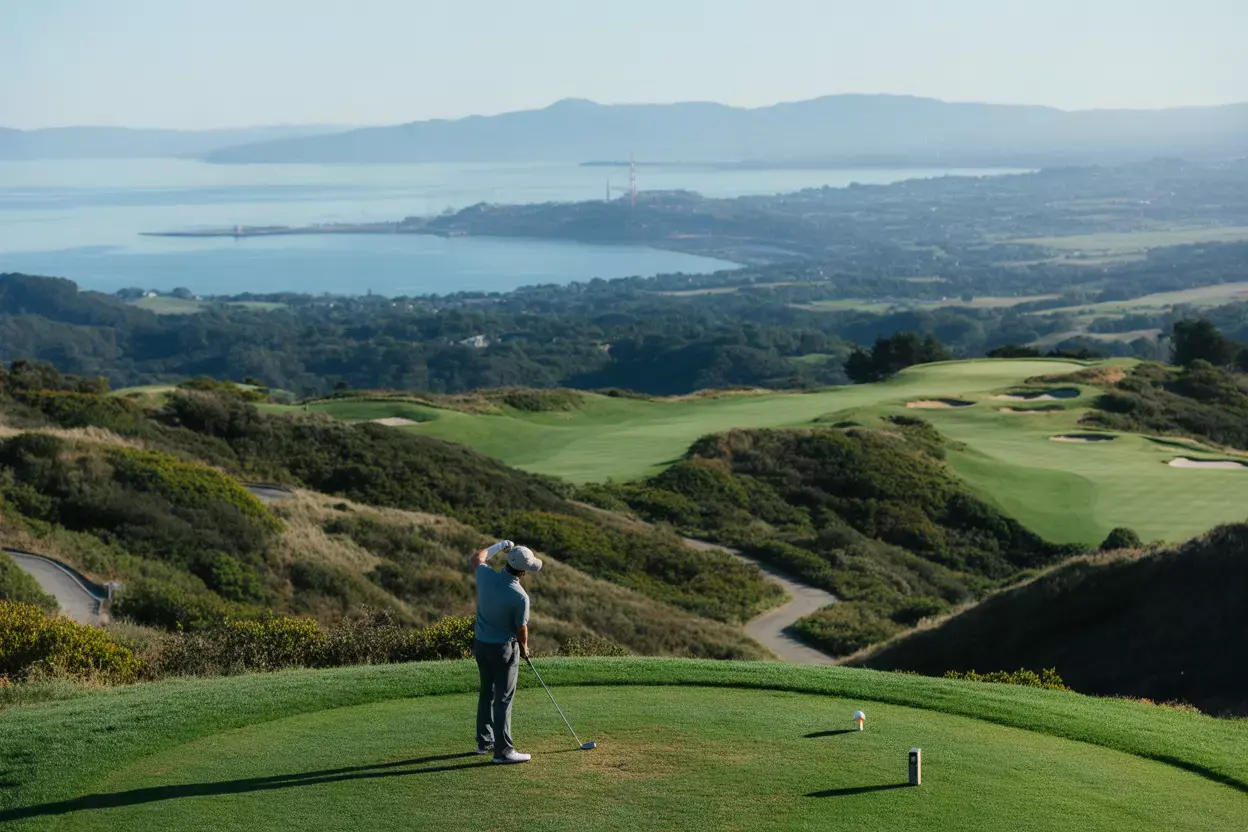 Crystal Springs Panoramic View From Elevated Tee Box
