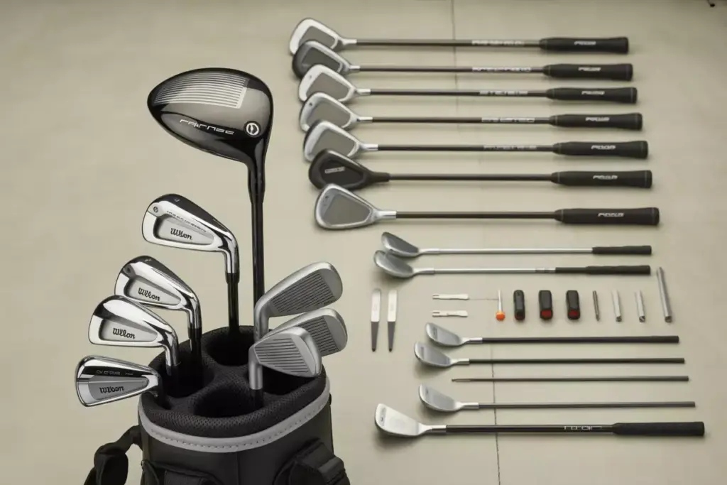 Wilson Profile Platinum Modular Clubs Adjustment Tools Workbench Layout