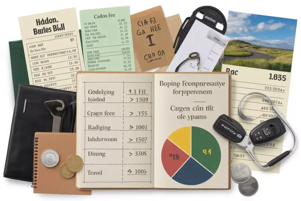 Budget comprehensively complete experience cost breakdown infographic receipts chart