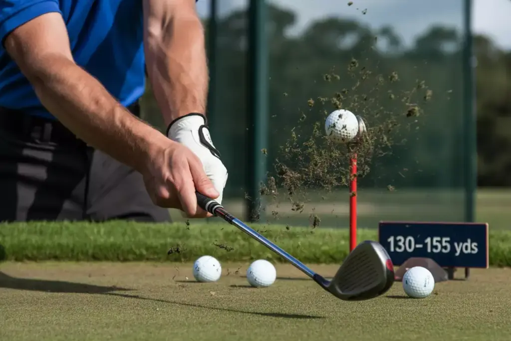 Enhanced Skill Development Practicing Three Quarter Swing Yardage Gap