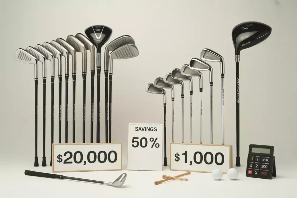 Significant Financial Benefits Flat Lay Comparison Full Versus Half Set