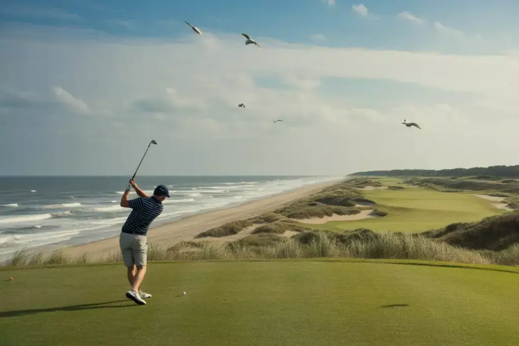 Ocean house golf course atlantic ocean beach lateral hazard