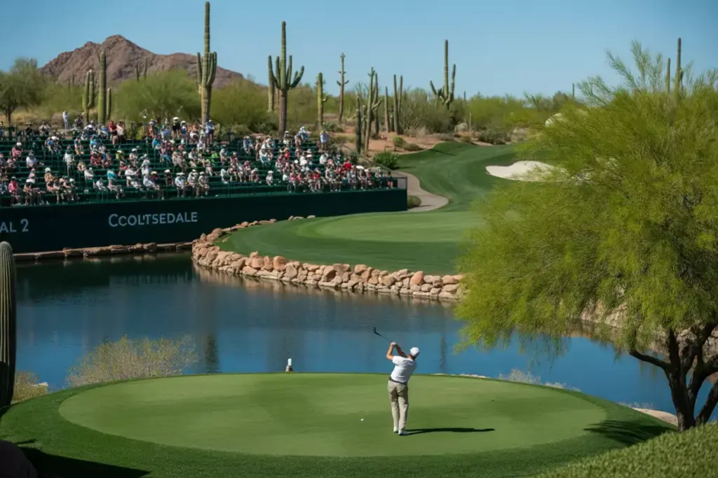 Tpc Scottsdale Stadium 16Th Hole Coliseum Stadium Seating Desert
