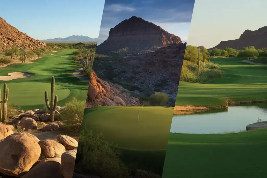 Phoenician Golf Club Three Nines Desert Canyon Oasis Camelback Mountain