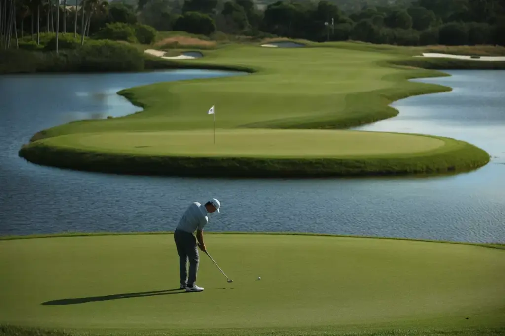 The Bear Trap Island Green Challenge At Pga National