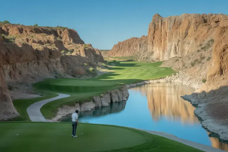 The Dramatic Limestone Quarry Par 3 At Black Diamond