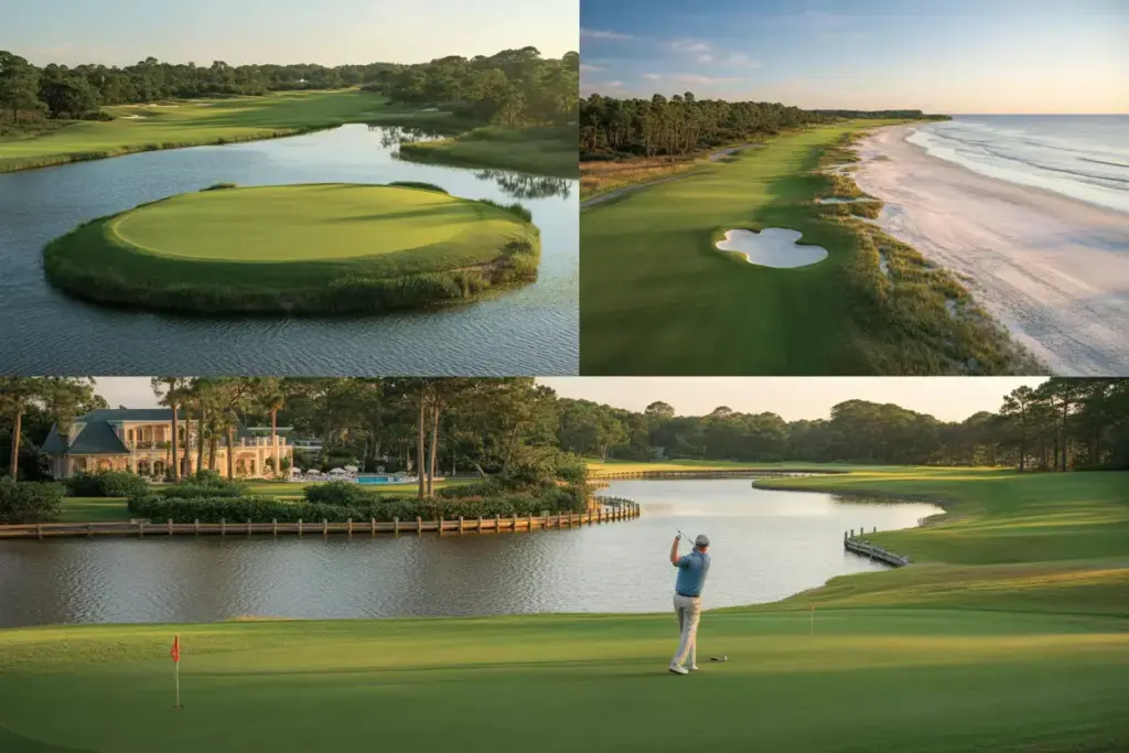 Palmetto Dunes Three Course Variety Island Green Ocean Links Lagoon