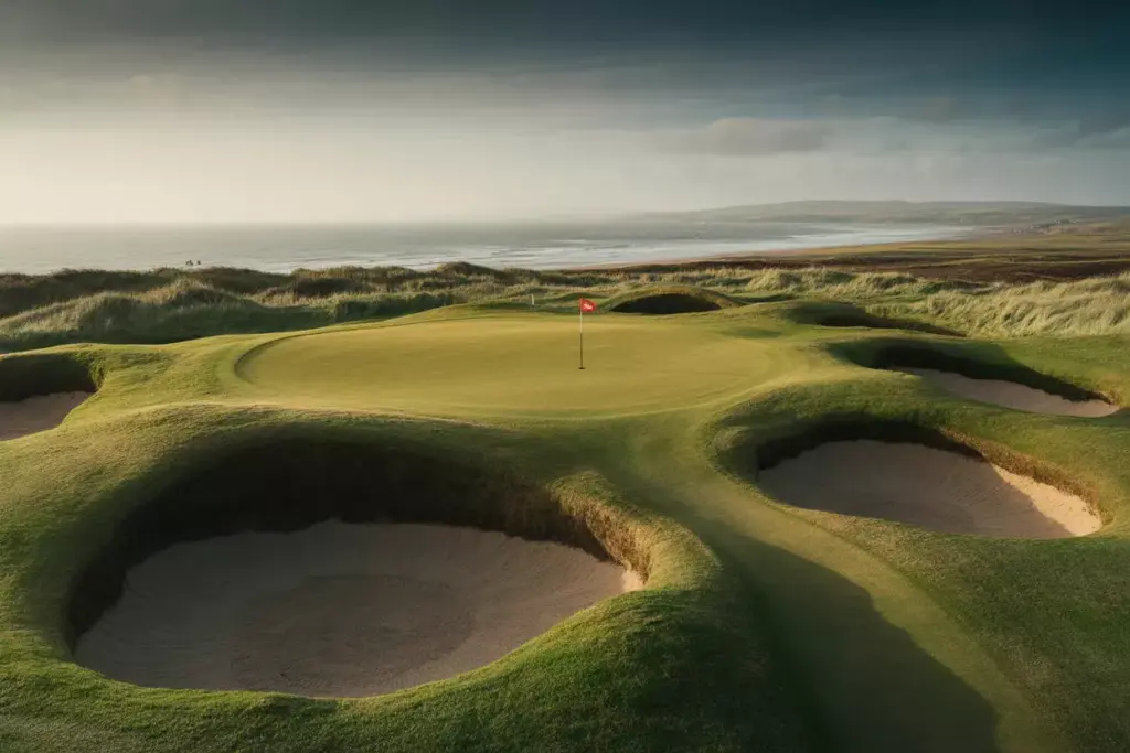 The Postage Stamp 8Th Hole Green At Royal Troon Old Course
