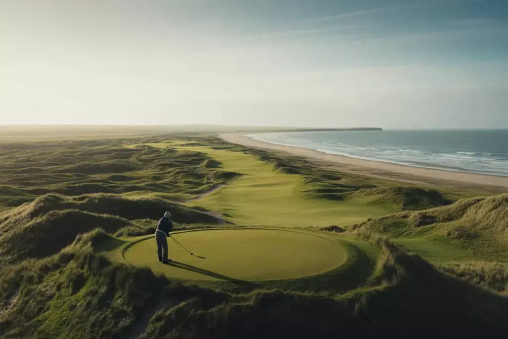 Doonbeg Golf Club Signature 14Th Hole Elevated Tee Ocean Vista