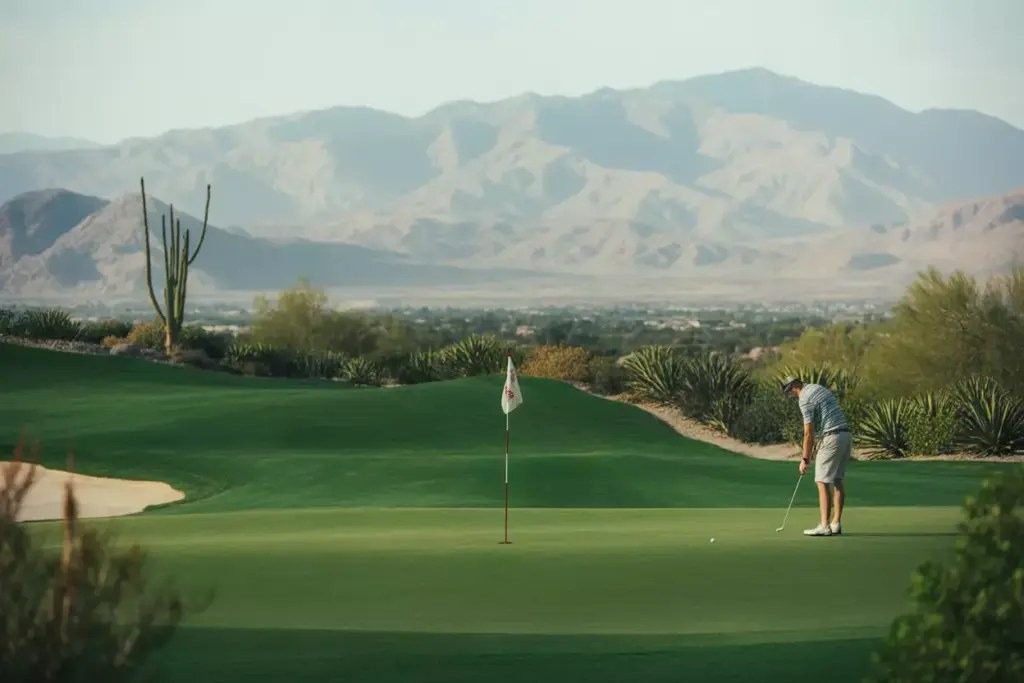 Desert Princess Vista Course Elevated Green Panoramic Mountain Views