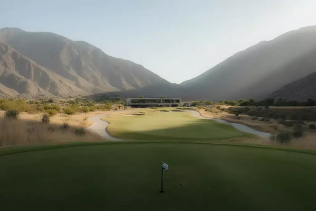 Escena Golf Club 18Th Hole Fairway Clubhouse San Jacinto Mountains