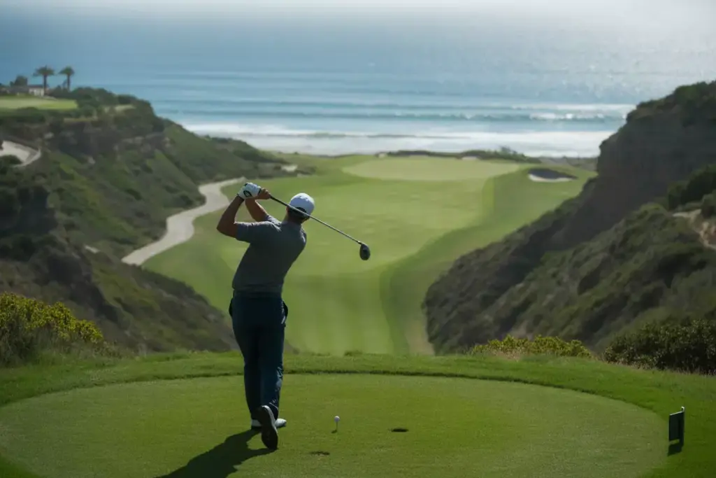 Aviara Golf Club Signature Par Three Over Canyon To Ocean