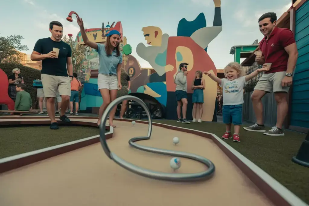 Peter Pan Mini Golf Austin Loop The Loop Classic Obstacles Byob