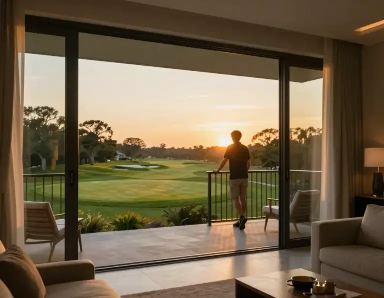 Featured Evaluating Apartment View Quality From A South Facing Balcony At Sunset