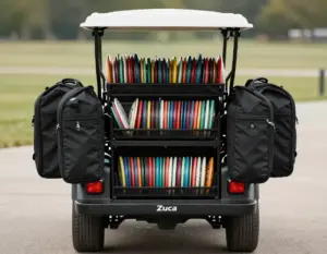 Read more about the article 8 Essential Zuca Disc Golf Cart Accessories for Serious Players