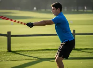 Read more about the article 9 Resistance Band Exercises for Golf to Add 20+ Yards to Your Drives