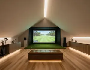 Read more about the article 8 Essential Design Tips for the Perfect Indoor Golf Simulator Room