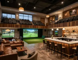 Read more about the article 8 Ideas to Design the Ultimate Indoor Golf Lounge & Entertainment Space